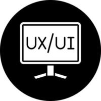 ux interfaz vector icono estilo