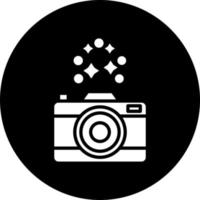 New Year Camera Vector Icon Style