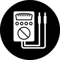 Voltmeter Vector Icon Style