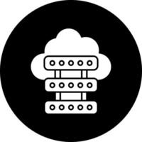 Cloud Server Vector Icon Style