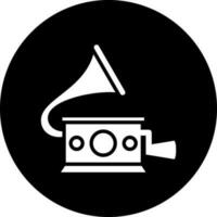 Gramophone Vector Icon Style