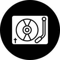 Turntable Vector Icon Style