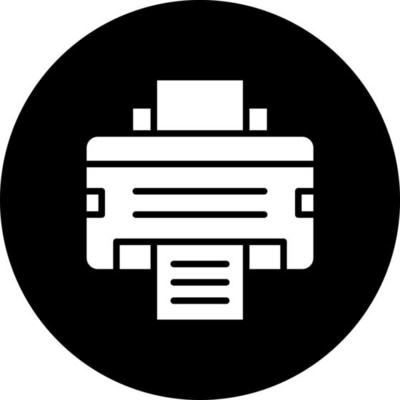 Printer Vector Icon Style