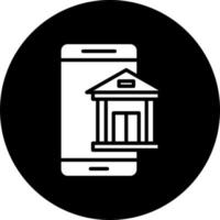 Mobile Banking Vector Icon Style