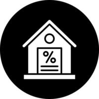 hipoteca préstamo vector icono estilo