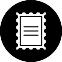 Post Stamp Vector Icon Style