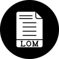 lom vector icono estilo