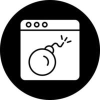 Bomb Vector Icon Style