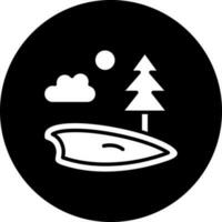 Lake Vector Icon Style