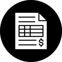 Invoice Vector Icon Style