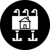 House Billboard Vector Icon Style