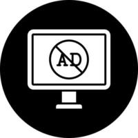 AD Blocker Vector Icon Style