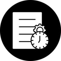 hora administración vector icono estilo