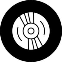 Compact Disk Vector Icon Style