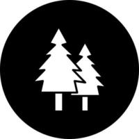 Pine Tree Vector Icon Style