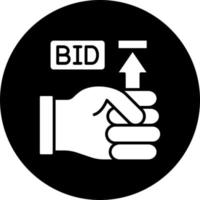 Maximum Bid Vector Icon Style