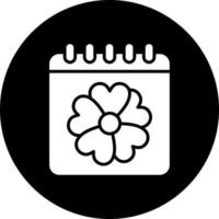 Spring Calendar Vector Icon Style
