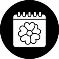 Spring Calendar Vector Icon Style