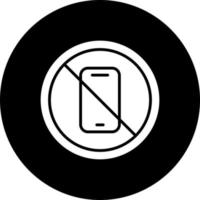 No Phone Vector Icon Style