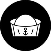 Sailor Hat Vector Icon Style