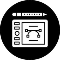 Drawing Tablet Vector Icon Style