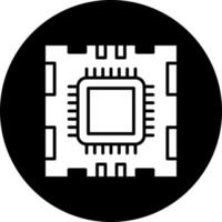 Microprocessor Vector Icon Style