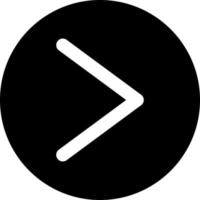 Right Chevron Vector Icon Style