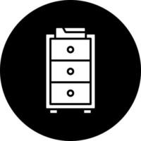 Filing Cabinet Vector Icon Style