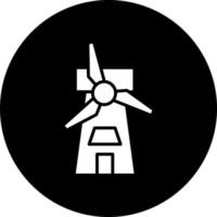 Wind Power Vector Icon Style
