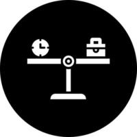 Balance Work Vector Icon Style