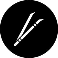 Tweezers Vector Icon Style