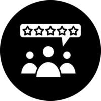 Customer Reviews Vector Icon Style