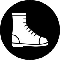 Army Boots Vector Icon Style