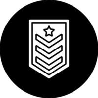 Army Chevron Vector Icon Style