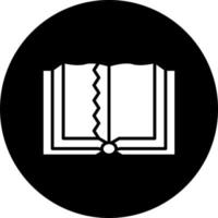 Teared Book Vector Icon Style