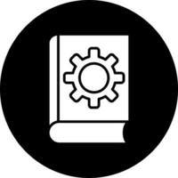 Book Settings Vector Icon Style