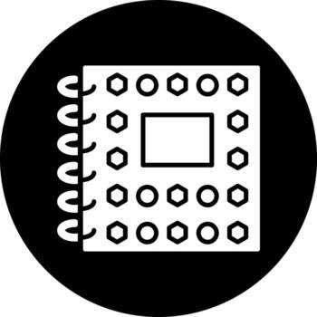 Notebook Vector Icon Style