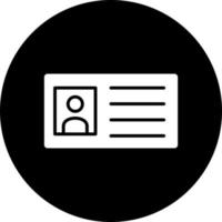 Library Card Vector Icon Style