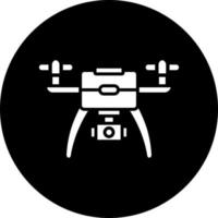 Camera Drone Vector Icon Style