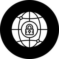 Security Network Vector Icon Style