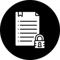 File Encryption Vector Icon Style