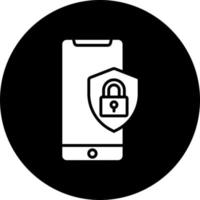 Mobile Security Vector Icon Style