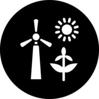 Energy Sources Vector Icon Style