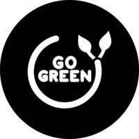 Go Green Vector Icon Style