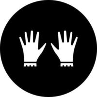 Hand Gloves Vector Icon Style
