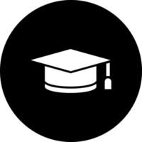 Graduate Hat Vector Icon Style