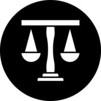 Law Vector Icon Style