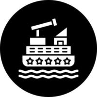 Gunboat Vector Icon Style