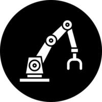 Robot Arm Vector Icon Style