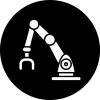 Robotic Arm Vector Icon Style